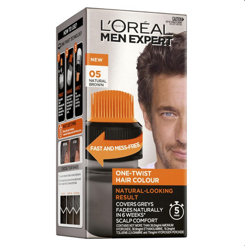 L'Oreal Paris Men Expert One Twist Hair Colour 05 Natural Brown