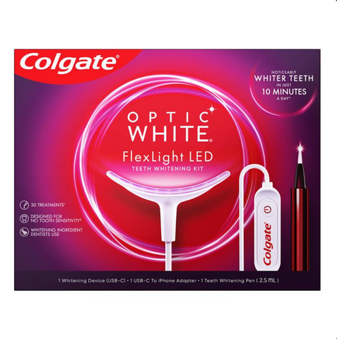 Colgate Optic White LED Flex Light Teeth Whitening Device (Expiry 03/2025)