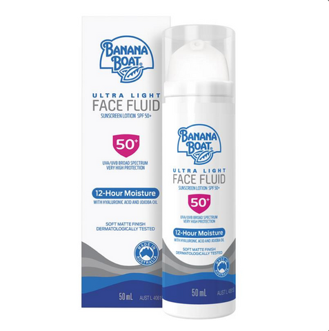 Banana Boat Ultra Light Face Fluid SPF 50+ 50mL