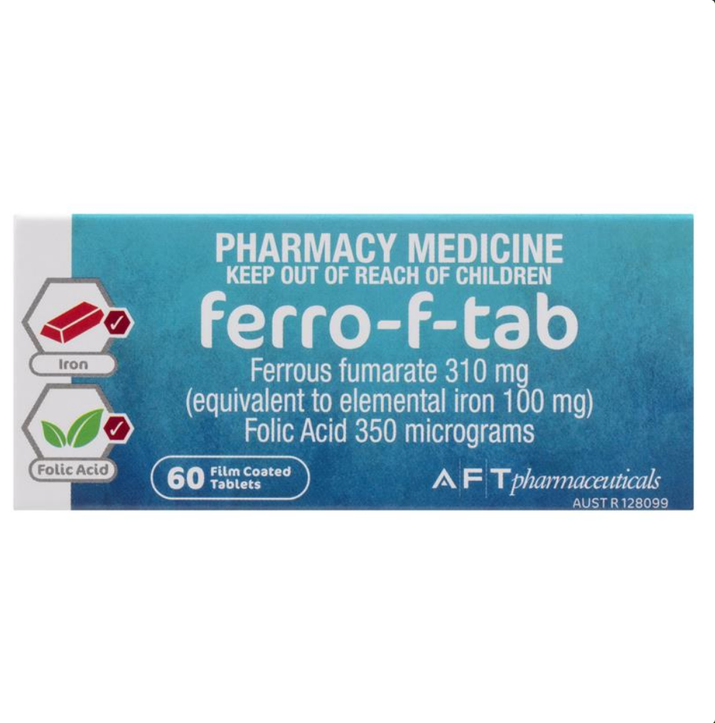 Ferro F 60 Tablets (Limit ONE per Order)