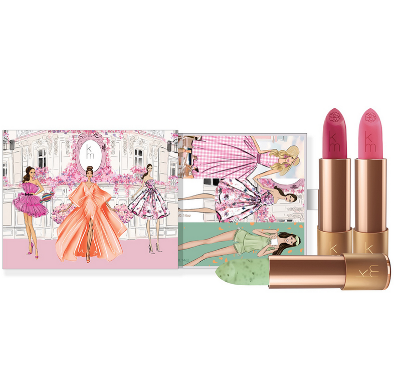 Karen Murrell Natural Lipstick Essential Gift Set Trio - Pink