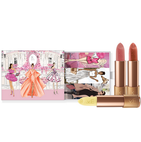 Karen Murrell Natural Lipstick Essential Gift Set Trio - Nude