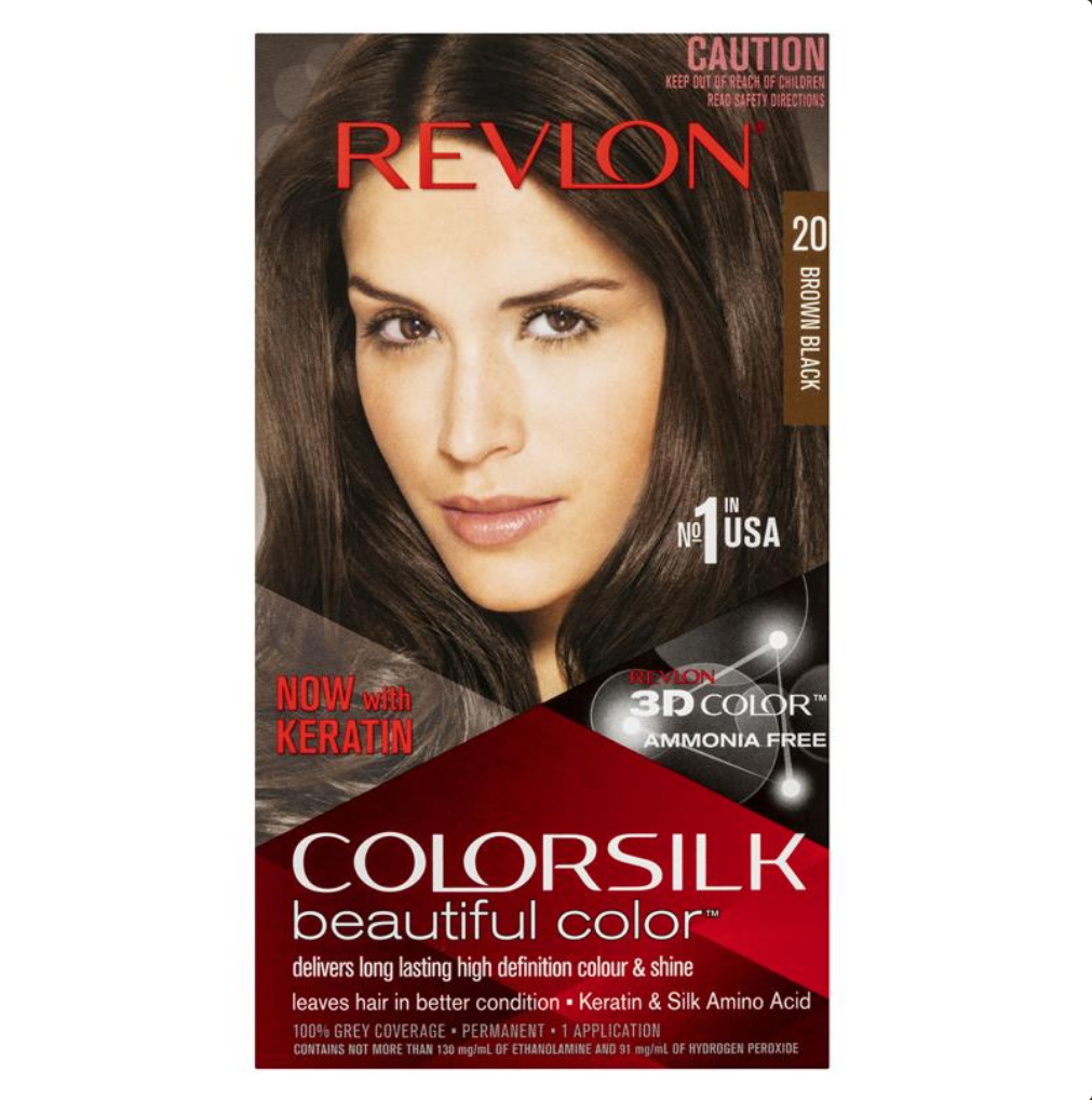 Revlon ColorSilk 20 Brown Black