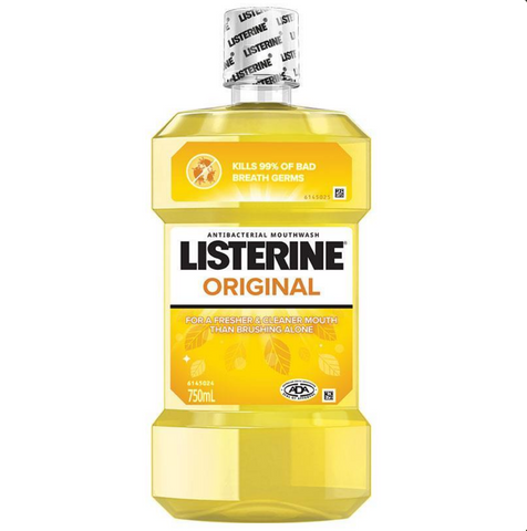 Listerine Mouthwash Original 750mL