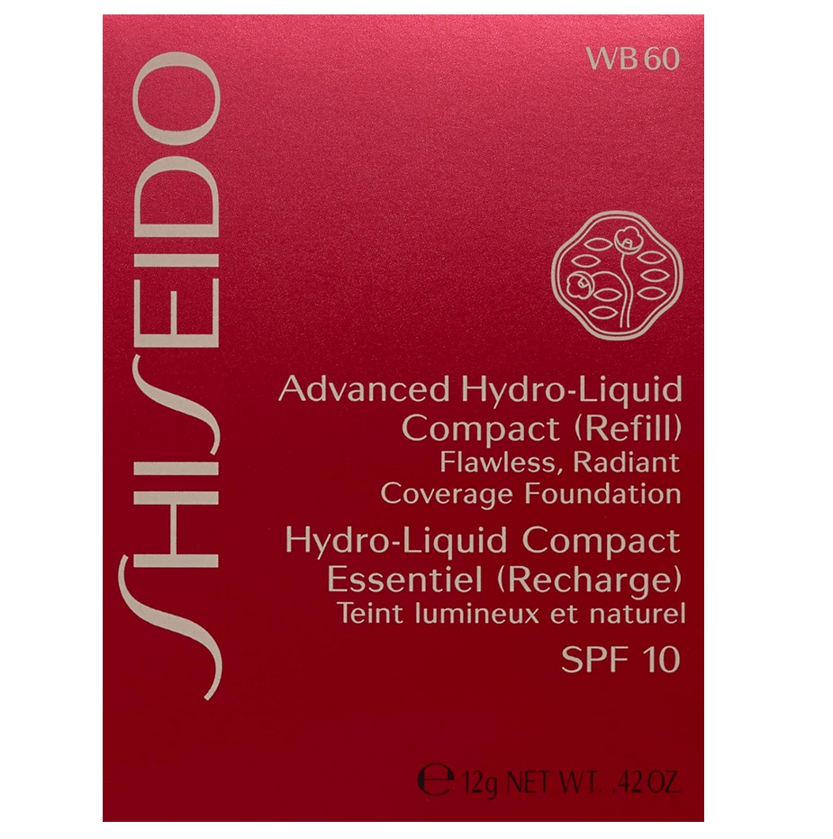 SHISEIDO Advanced-Hydro Liquid Compact SPF10 Refill WB60 Natural Deep Beige