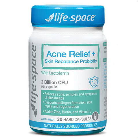 Life-Space Acne Relief + Skin Rebalance 30 Capsules