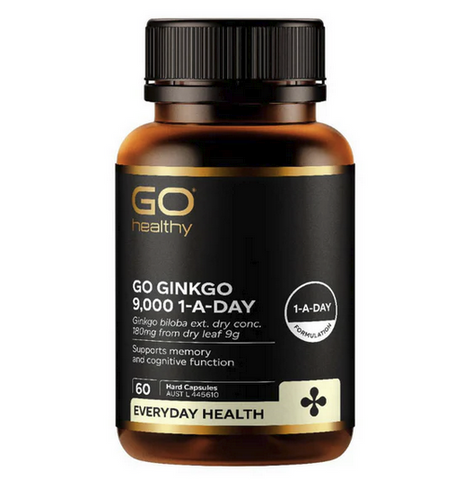 GO Healthy Ginkgo 9000 60 Capsules