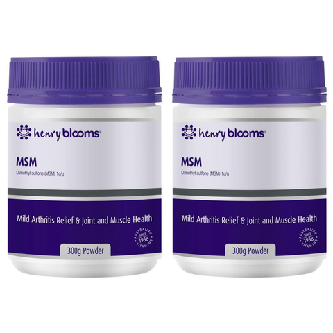 Henry Blooms MSM Powder 2x 300g - Special Bundle