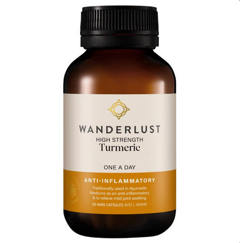 Wanderlust High Strength Turmeric 60 Capsules
