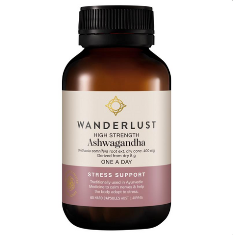 Wanderlust High Strength Ashwagandha 60 Capsules