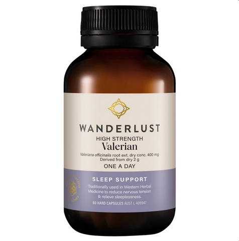 Wanderlust High Strength Valerian 60 Capsules
