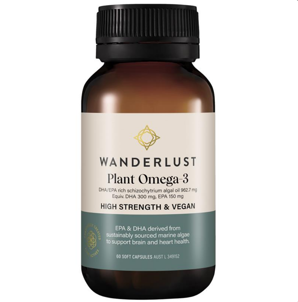 Wanderlust Plant Omega 3 60 Capsules