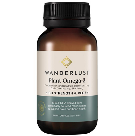 Wanderlust Plant Omega 3 60 Capsules