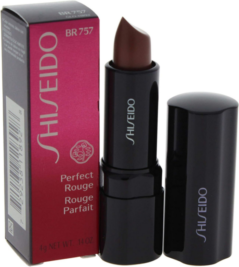 SHISEIDO Perfect Rouge Lipstick 4g #BR757 Black Walnut