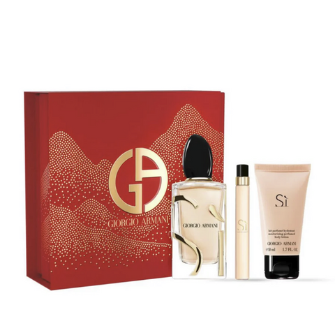 Giorgio Armani SI Eau De Parfum 100mL 3 Piece Set