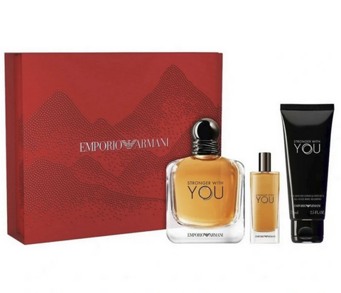 Giorgio Armani Emporio Armani Stronger With You Eau de Toilette 100mL 3 Piece Set