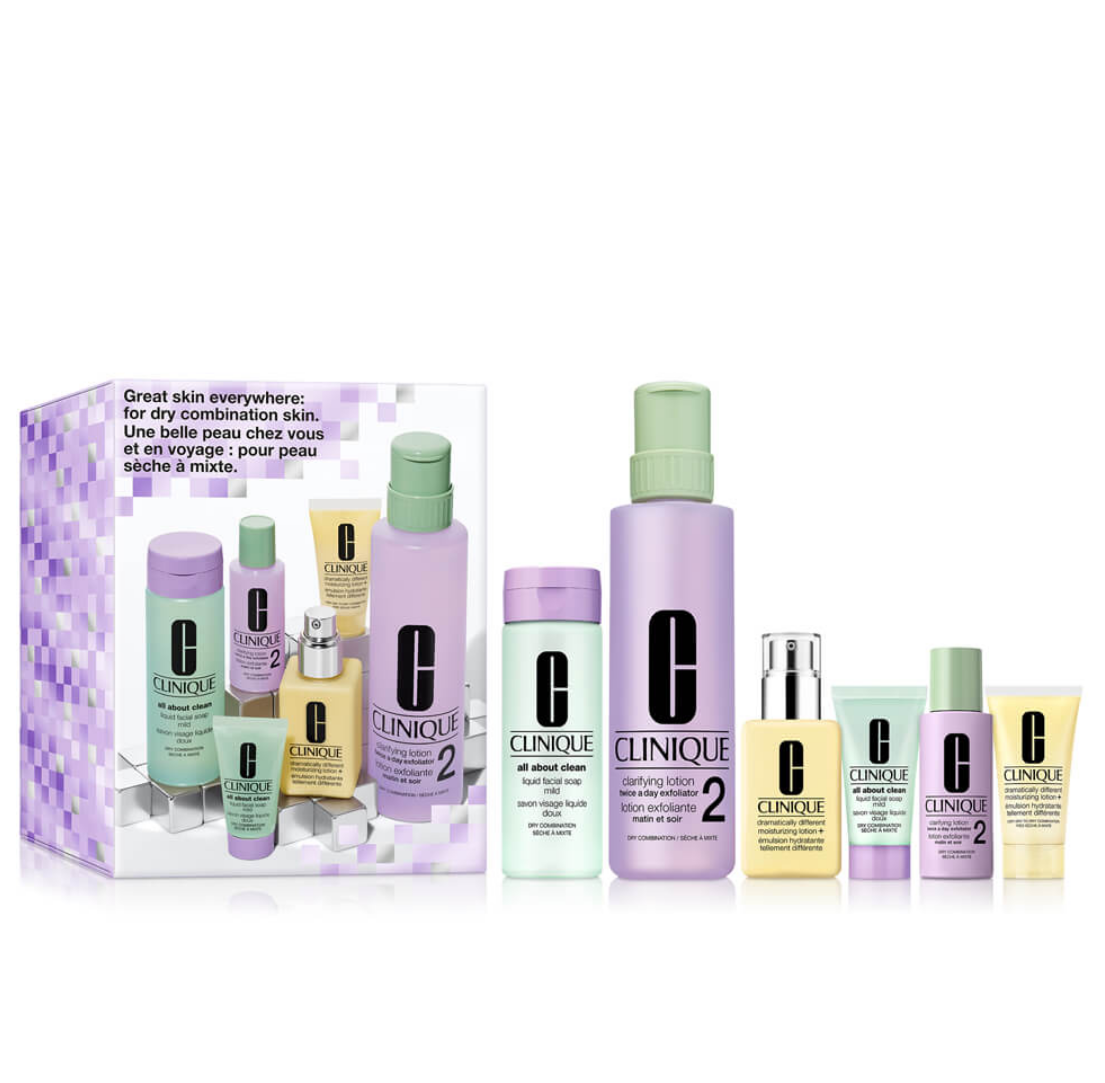Clinique Great Skin Everywhere Gift Set: Dry Combination Set