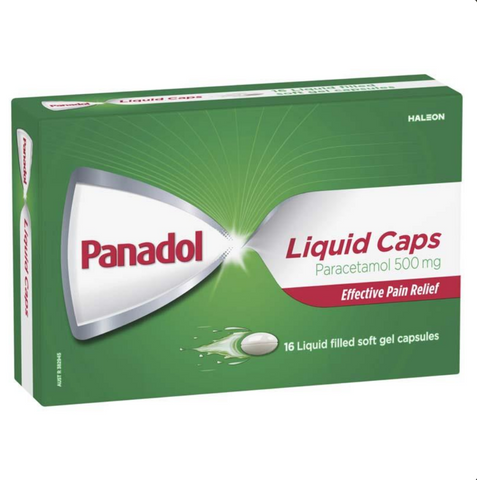 Panadol Liquid Capsules 16 Capsules