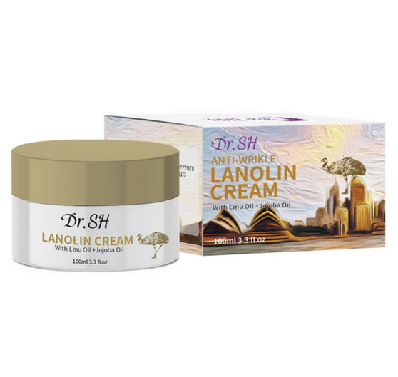 Dr. SH Anti-wrikle Lanolin Cream with Emu Oil + Jojoba Oil 100mL