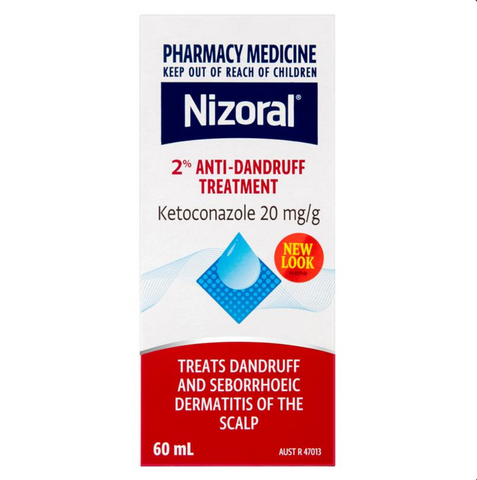 Nizoral Anti-Dandruff Shampoo 2% 60mL (Limit ONE per Order)