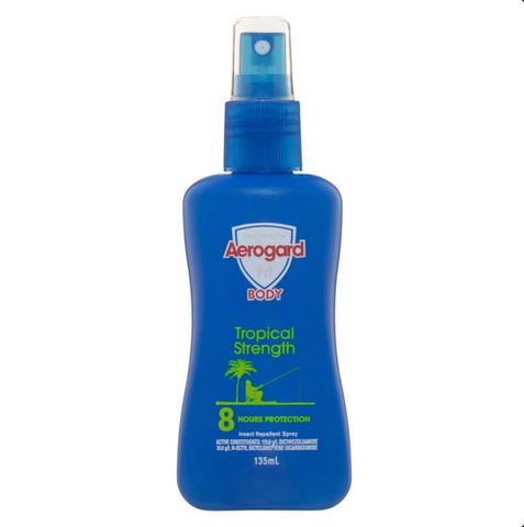 Aerogard Tropical Strength Insect Repellant 135mL Pump