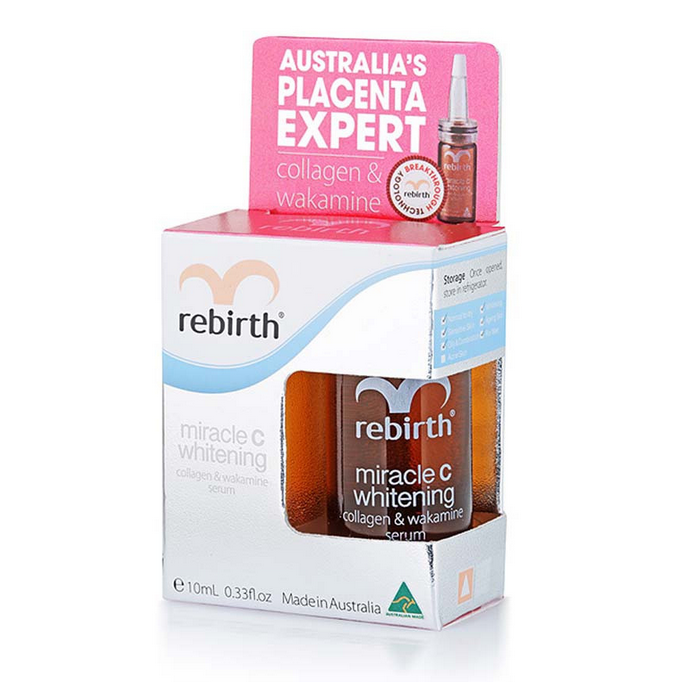 Rebirth Miracle C Whitening Collagen & Wakamine Serum 10mL