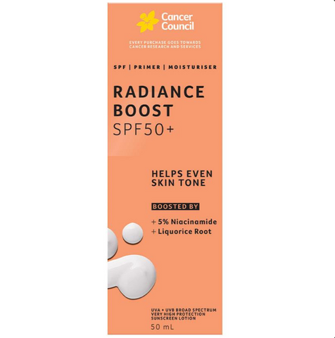 Cancer Council Radiance Boost SPF 50+ 50mL