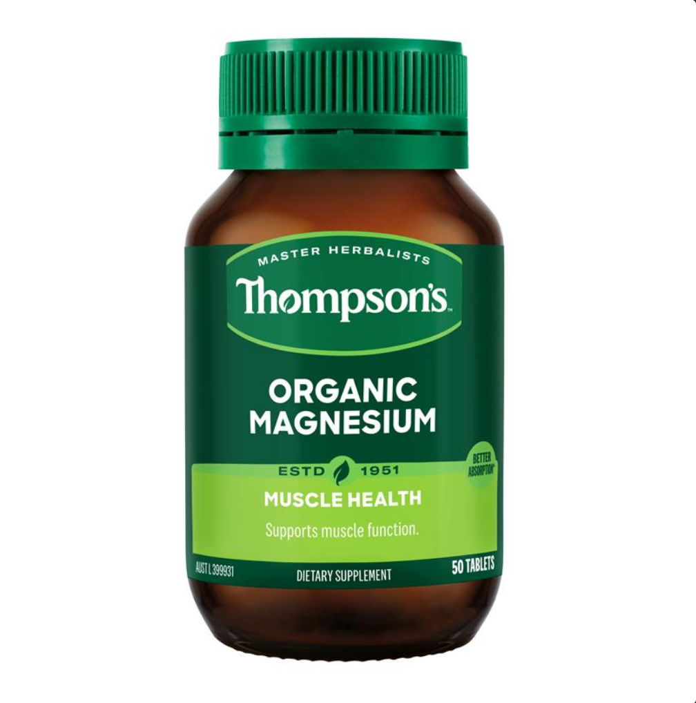 Thompson's Organic Magnesium 50 Tablets