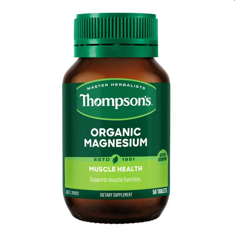 Thompson's Organic Magnesium 50 Tablets