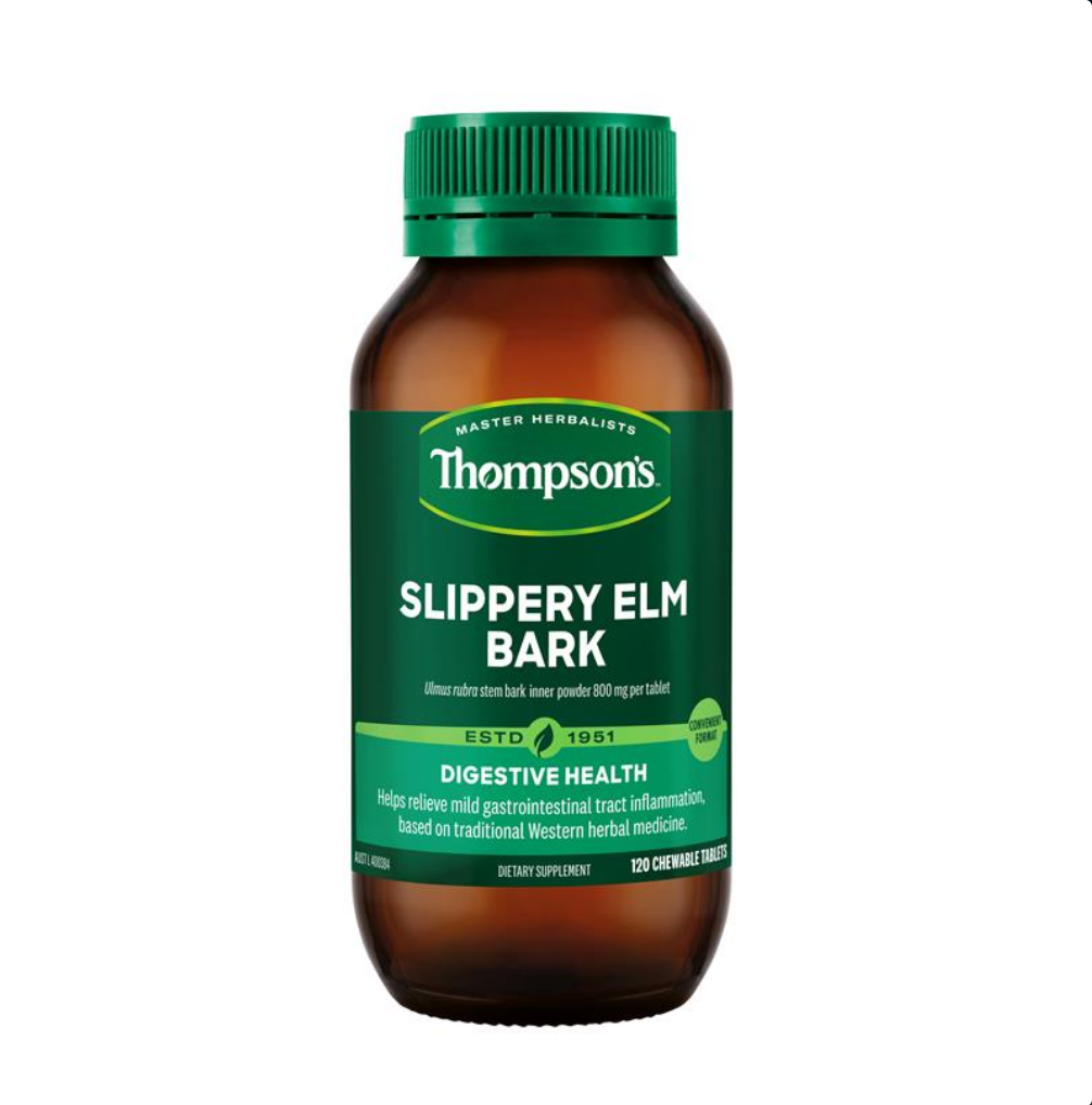 Thompson's Slippery Elm Bark 800mg 120 Tablets