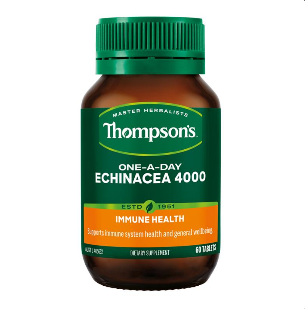 Thompson's One-a-day Echinacea 4000mg 60 Tablets (Expiry 02/2025)