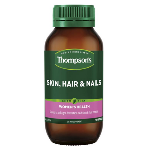 Thompson's Skin, Hair & Nails 90 Capsules (Expiry 12/2025)