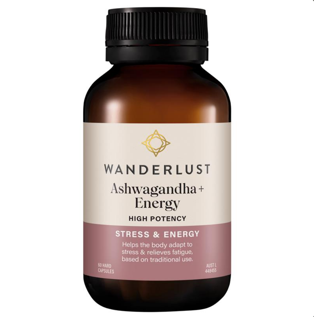 Wanderlust Ashwagandha + Energy 60 Capsules