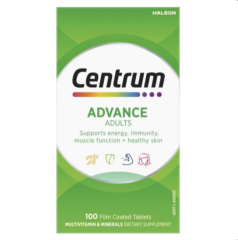 Centrum Advance Multivitamin 100 Tablets