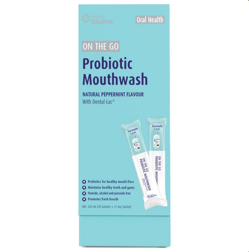 Henry Blooms On The Go Probiotic Mouthwash 11mL x 20 Sachets