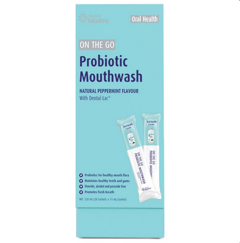 Henry Blooms On The Go Probiotic Mouthwash 11mL x 20 Sachets