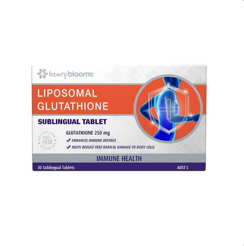 Henry Blooms Liposomal Glutathione Sublingual 30 Tablets