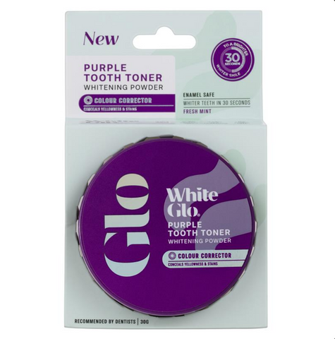 White Glo Purple Tooth Toner Powder 30g