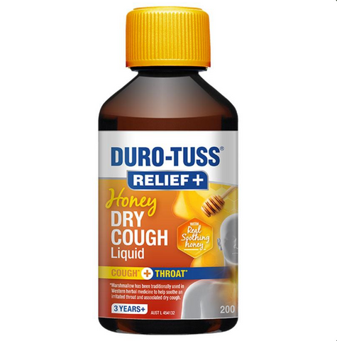 Duro-Tuss Relief + Honey Dry Cough Liquid 200mL