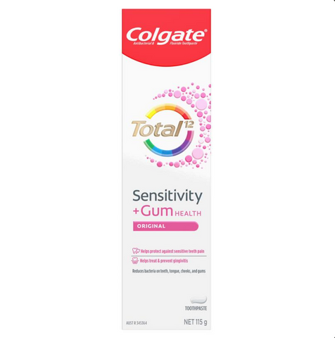 Colgate Toothpaste Total Sensitivity & Gum Original 115g