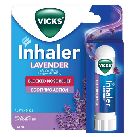 Vicks Inhaler Lavender Nasal Decongestant 0.5mL