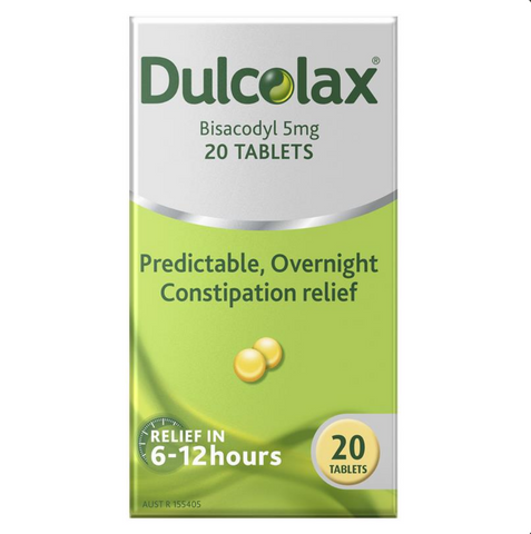 Dulcolax Laxatives 5mg 20 Tablets