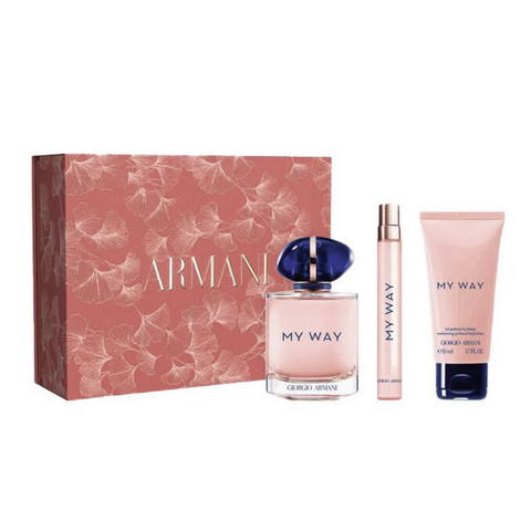 Giorgio Armani My Way Eau De Parfum 90mL 3 Piece Gift Set