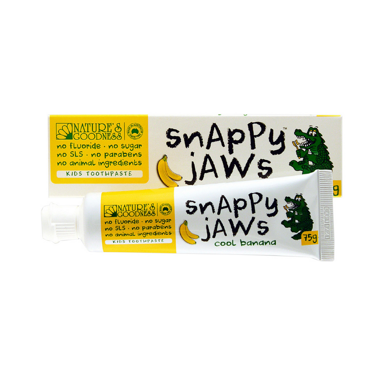 Nature's Goodness Snappy Jaws Toothpaste Cool Banana 75g