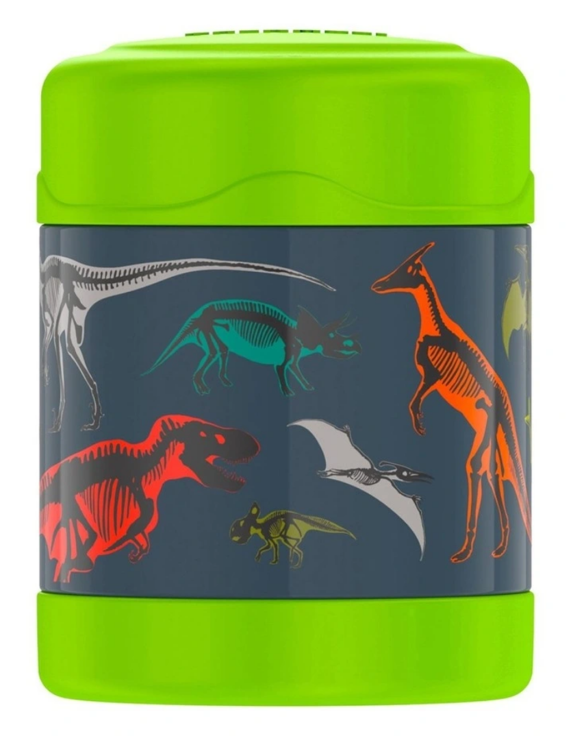 Thermos FUNtainer Vacuum Insulated Food Jar Colourful Dinosaurs 290mL
