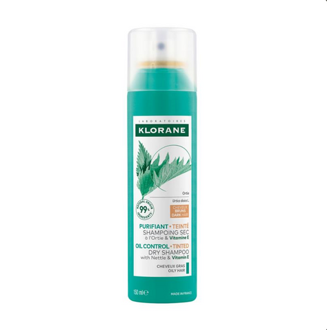 Klorane Dry Shampoo With Nettle & Vitamin E Dark Hair 150mL