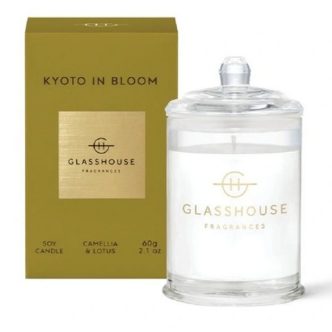 GlassHouse Fragrances Kyoto In Bloom Fragrance Soy Candle 60g