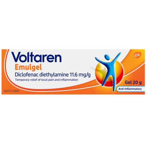 Voltaren Emulgel Muscle and Back Pain Relief 20g