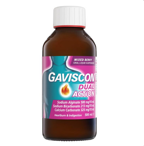 Gaviscon Dual Action Liquid Mixed Berry 500mL