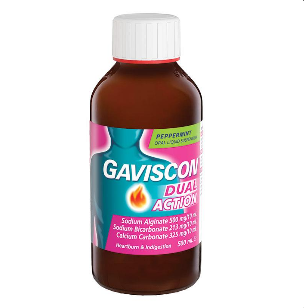 Gaviscon Dual Action Liquid Peppermint 500mL